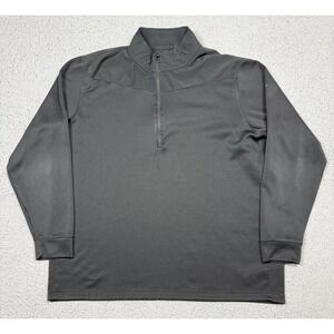 Nike‎ Golf Dri-FIT Pullover Mens XXL Gray 1/4 Zip Long Sleeve Golf Athletic Top